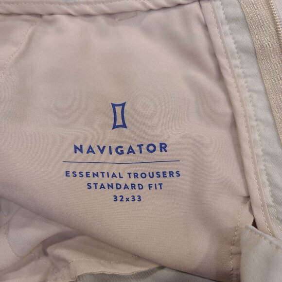 Kit & Ace Pants Mens 32x32 Beige Chino Navigator Performance Stretch - Picture 10 of 10